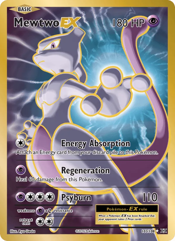 Carte Mewtwo-EX — Evolutions