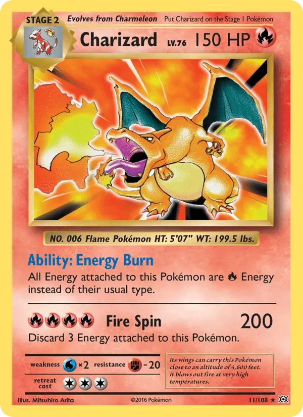 Carte Dracaufeu — Evolutions