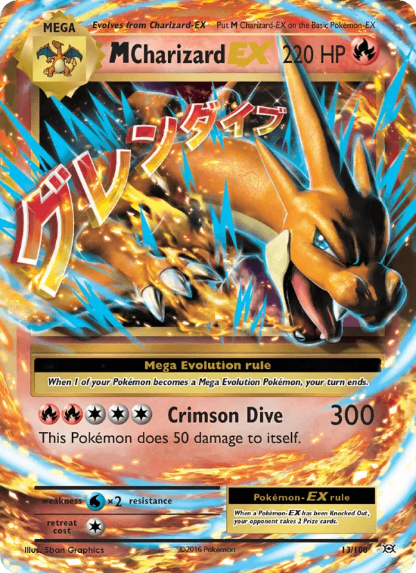 Carte M Charizard-EX — Evolutions