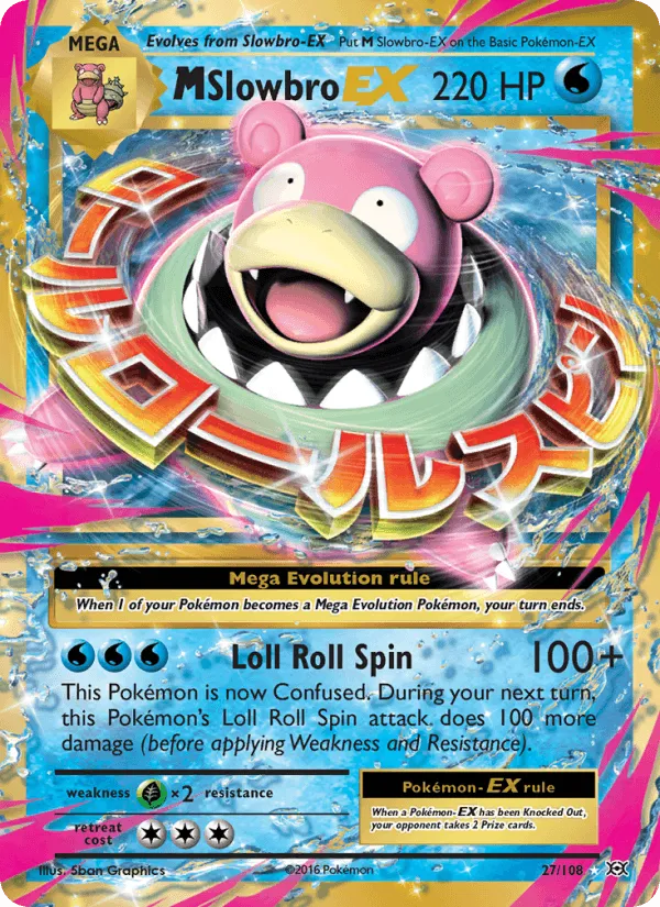 Carte MSlowbro EX — Evolutions