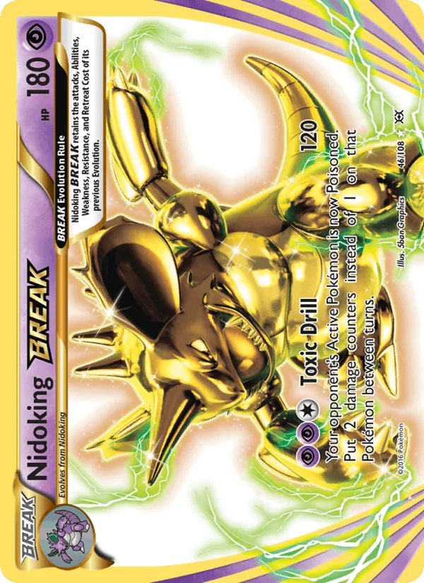Carte Nidoking BREAK — Evolutions