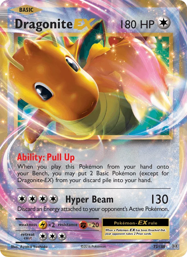 Carte Dragonite EX — Evolutions