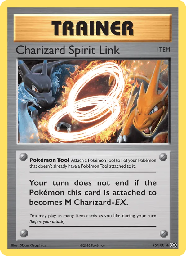 Carte Lien Spirituel Dracaufeu — Evolutions