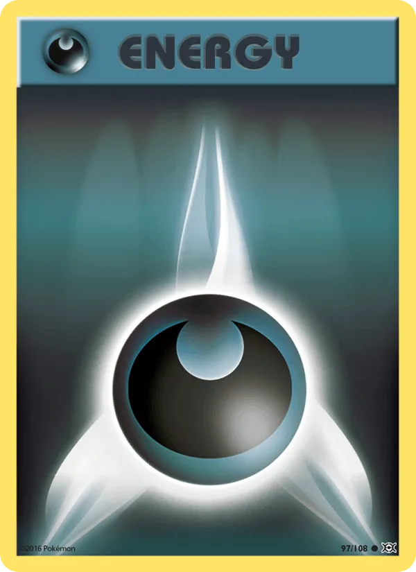 Carte Basic Darkness Energy — Evolutions