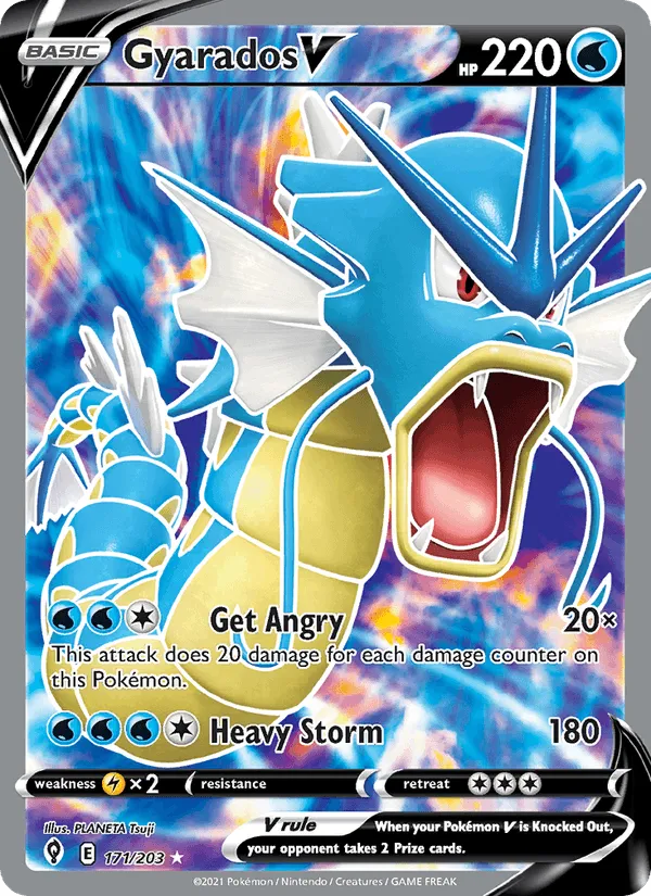 Carte Gyarados V — Evolving Skies