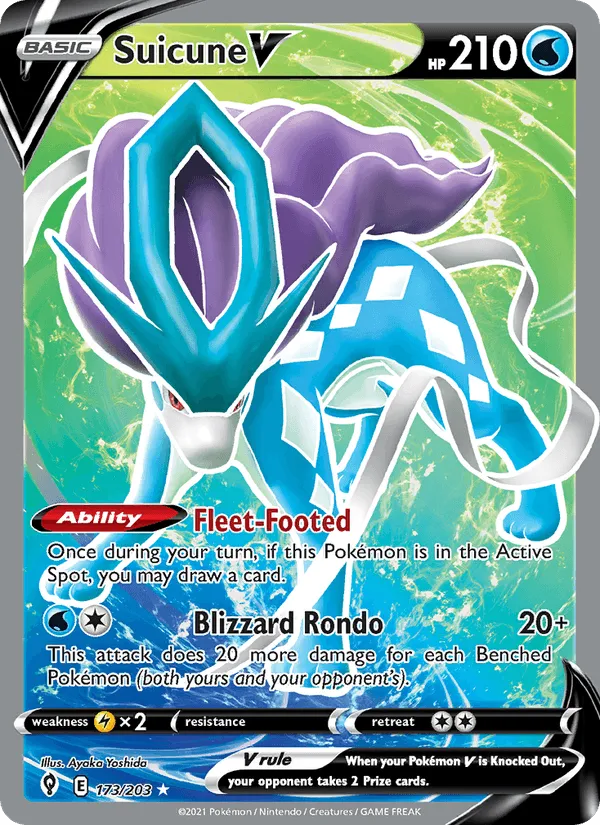 Carte Suicune V — Evolving Skies