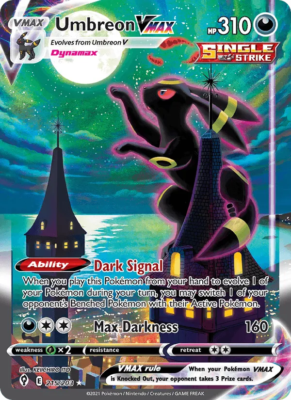 Carte Noctali VMAX — Evolving Skies