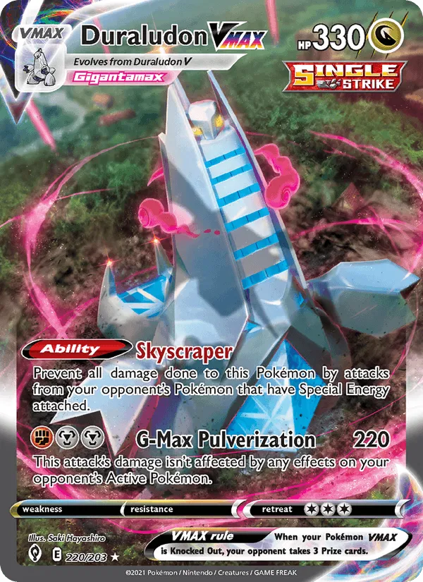 Carte Duralugon VMAX — Evolving Skies
