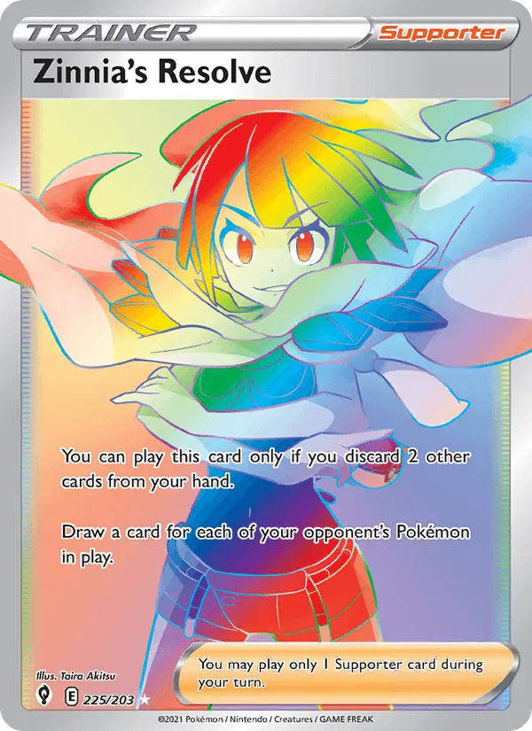 Carte Zinnia's Resolve — Evolving Skies