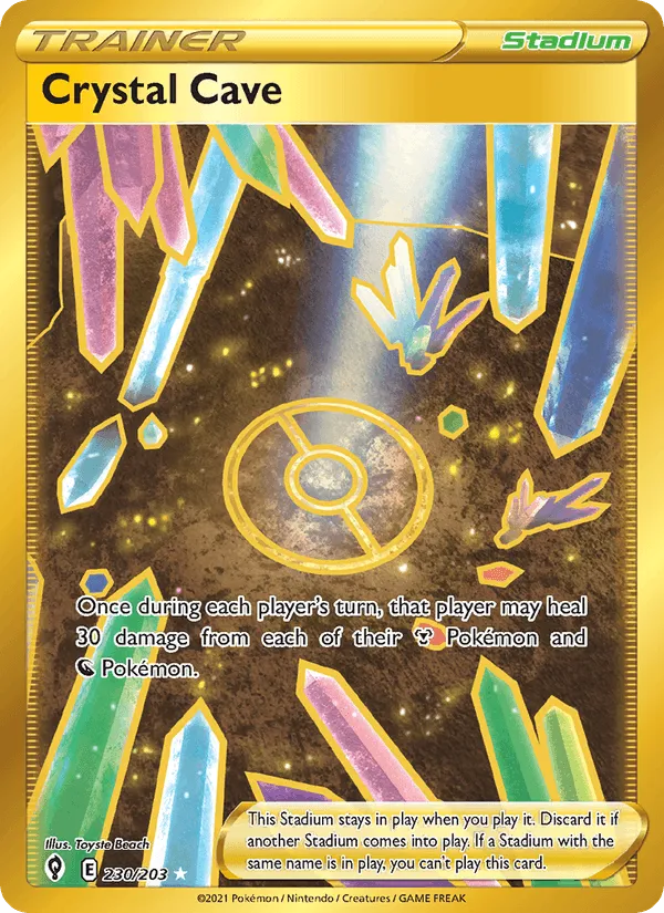 Carte Caverne de Cristal — Evolving Skies