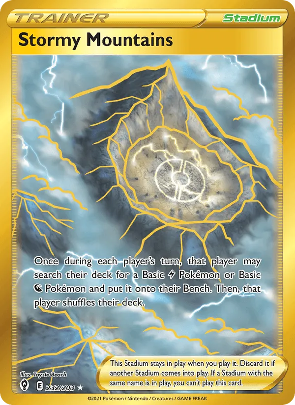 Carte Montagnes Orageuses — Evolving Skies