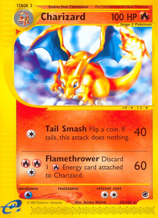 Carte Dracaufeu — Expedition Base Set