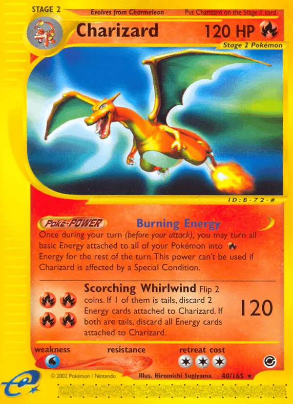 Carte Dracaufeu — Expedition Base Set