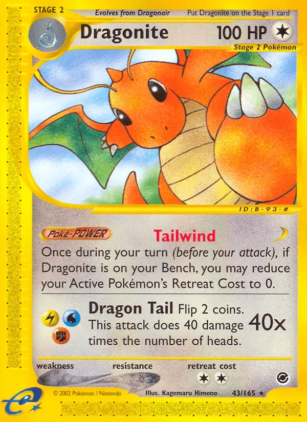 Carte Dracolosse — Expedition Base Set