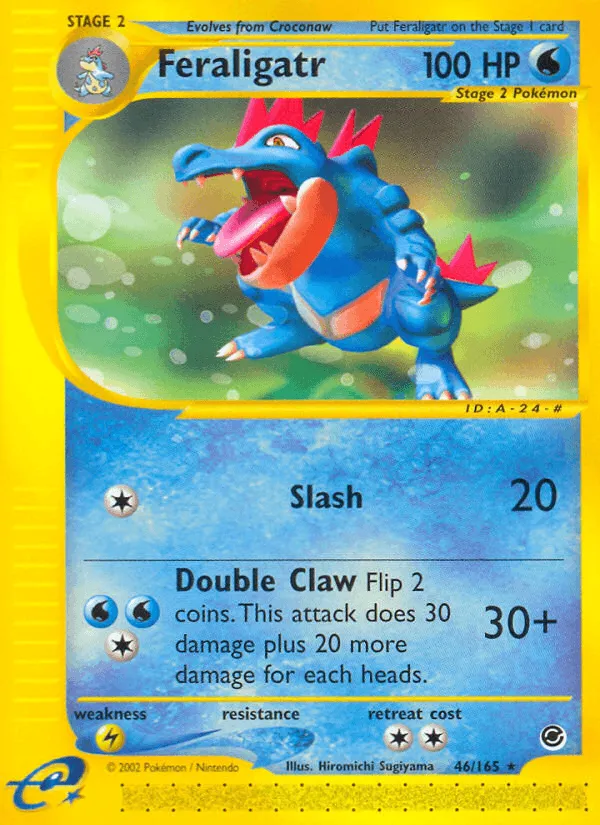 Carte Aligatueur — Expedition Base Set