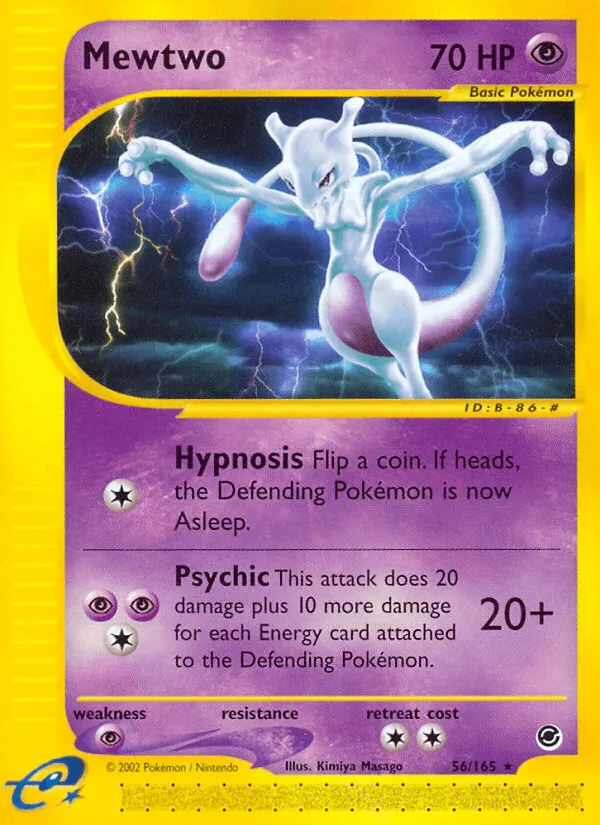 Carte Mewtwo — Expedition Base Set