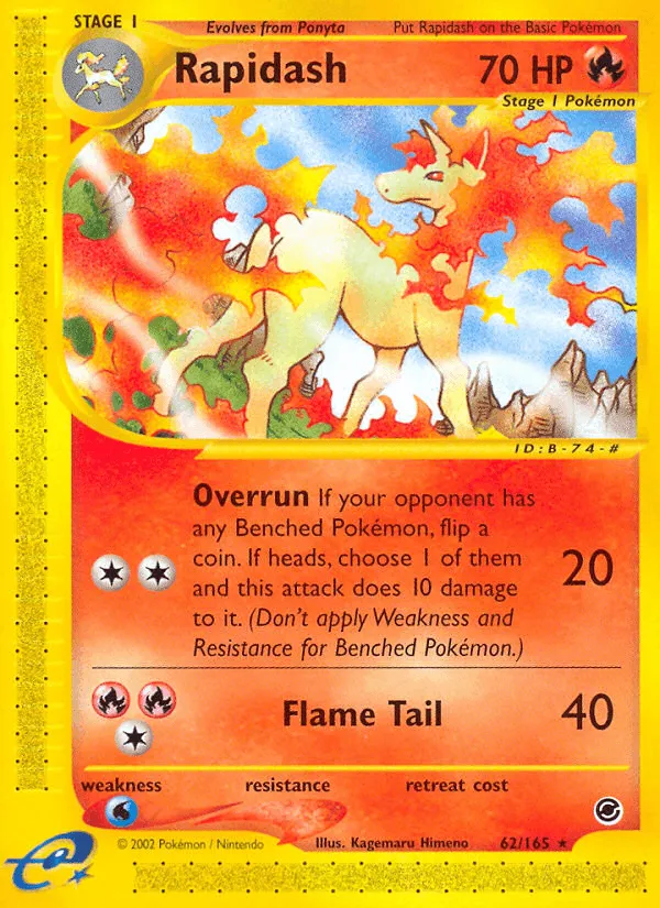 Carte Rapidash — Expedition Base Set