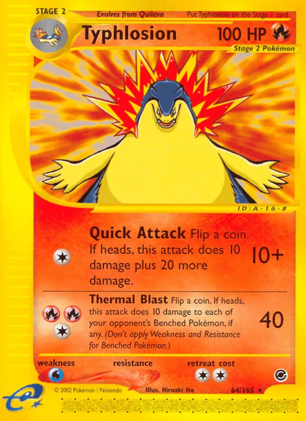 Carte Typhlosion — Expedition Base Set
