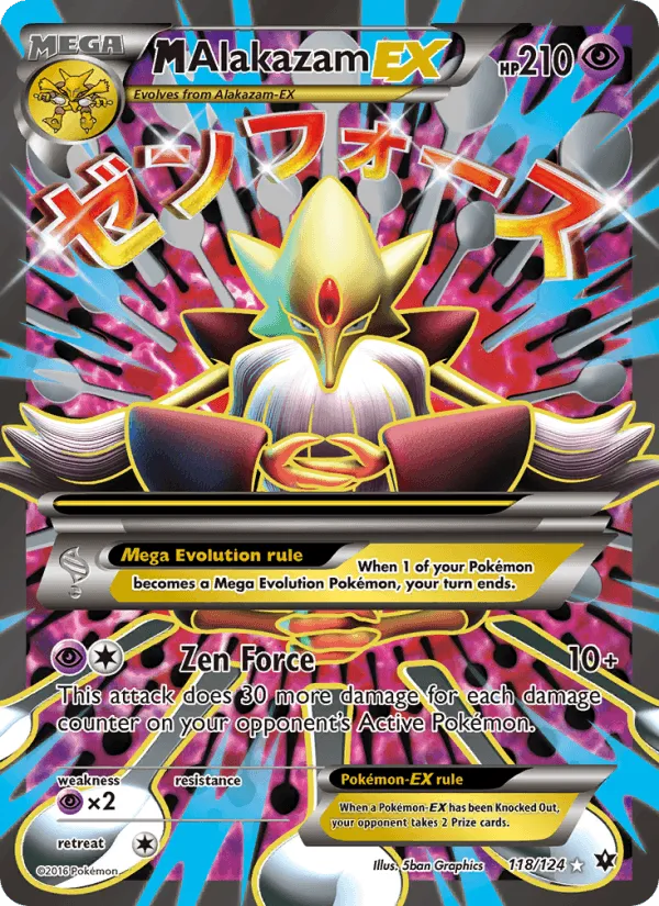 Carte M Alakazam-EX — Fates Collide