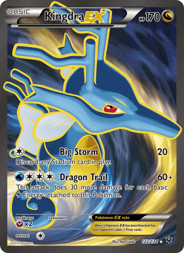Carte Kingdra EX — Fates Collide