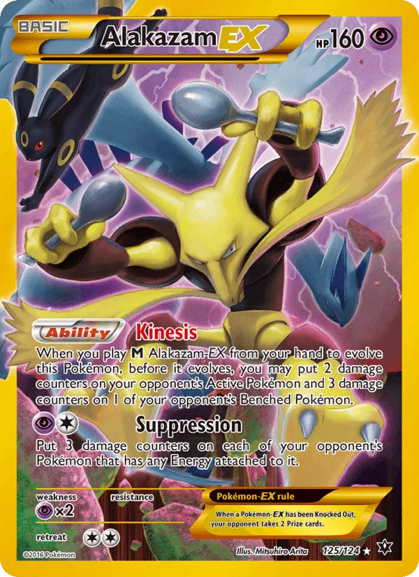 Carte Alakazam-EX — Fates Collide