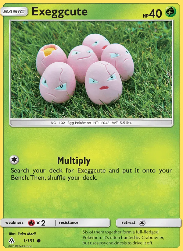 Carte Exeggcute — Forbidden Light