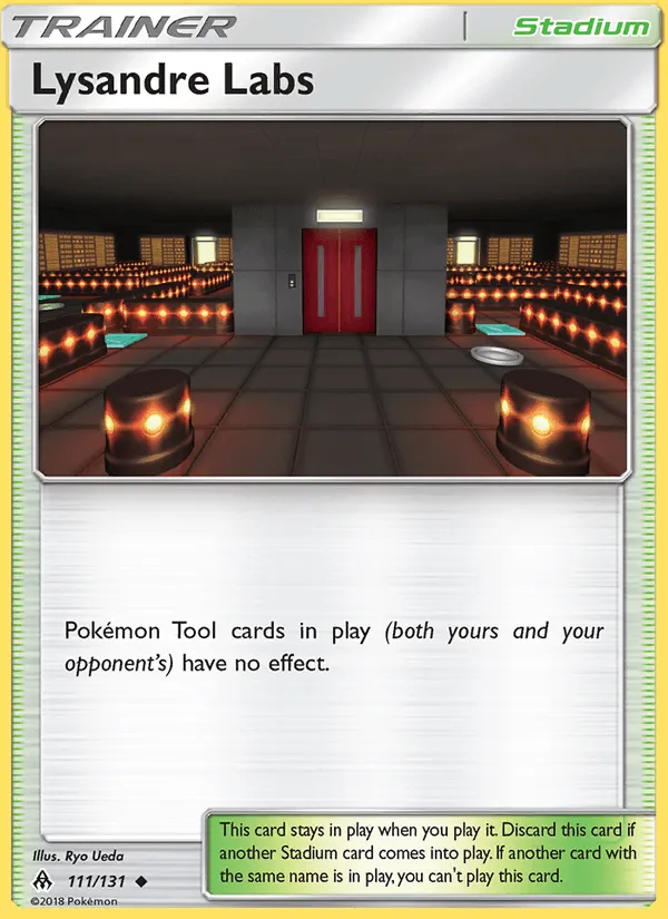 Carte Labos Lysandre — Forbidden Light