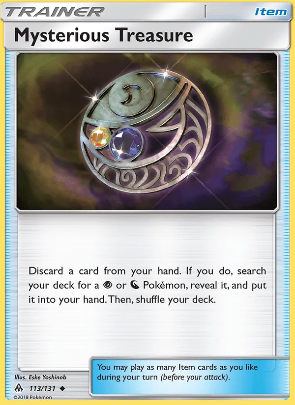 Carte Trésor Mystérieux — Forbidden Light