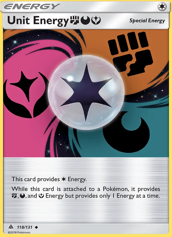 Carte Énergie Unitaire — Forbidden Light