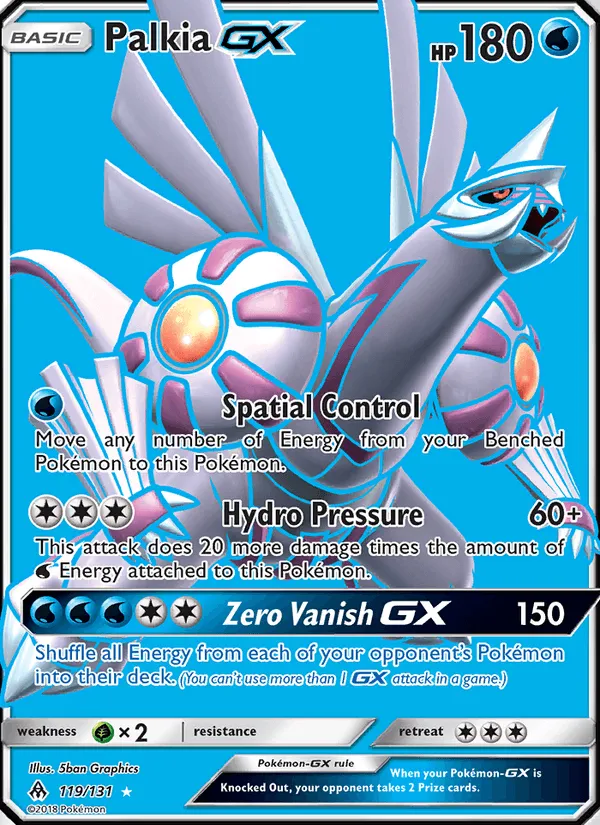 Carte Palkia GX — Forbidden Light