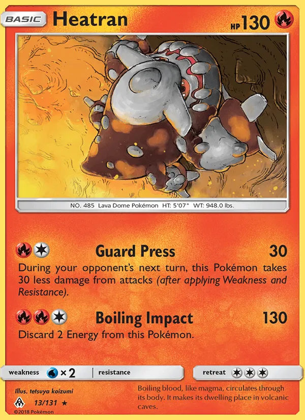 Carte Heatran — Forbidden Light