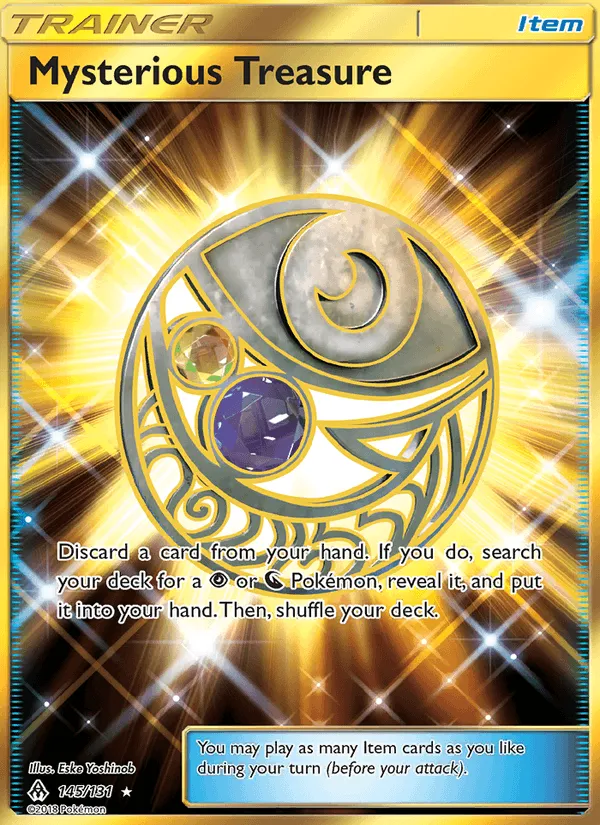 Carte Trésor Mystérieux — Forbidden Light