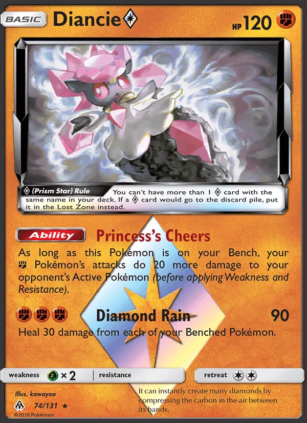 Carte Diancie ◇ — Forbidden Light