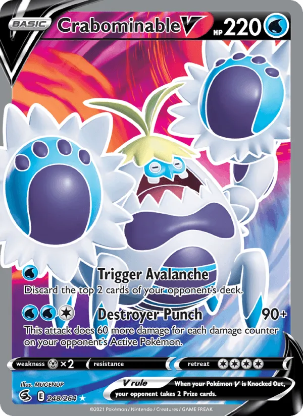 Carte Crabominable V — Fusion Strike