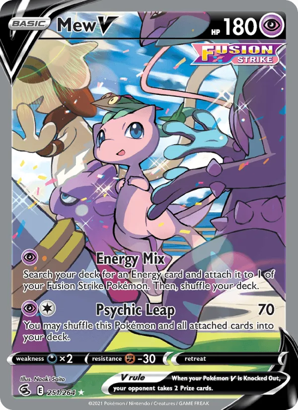 Carte Mew V — Fusion Strike
