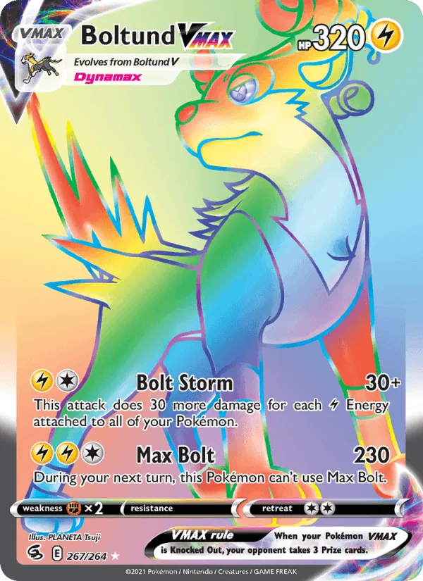 Carte Fulgudog VMAX — Fusion Strike