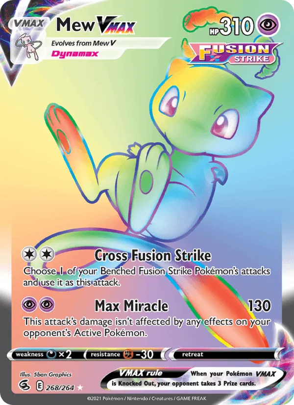 Carte Mew VMAX — Fusion Strike