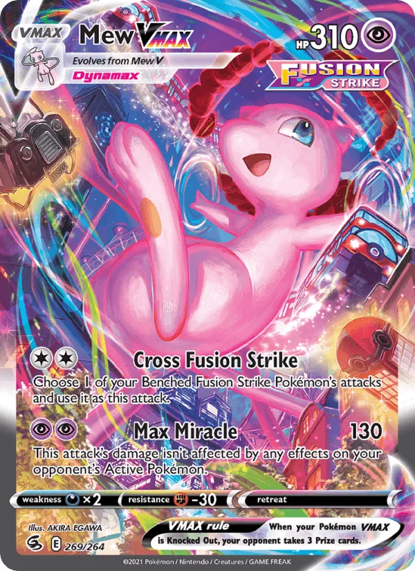Carte Mew VMAX — Fusion Strike