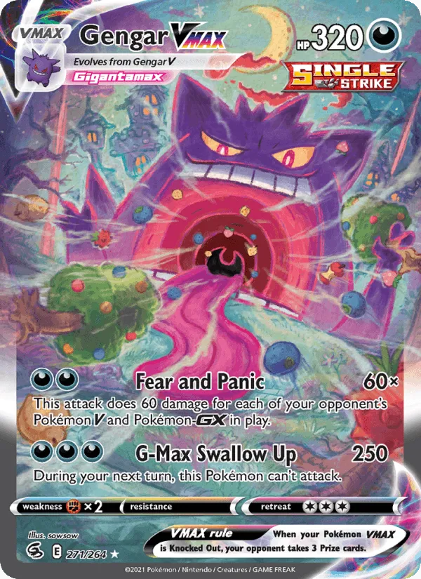 Carte Ectoplasma VMAX — Fusion Strike