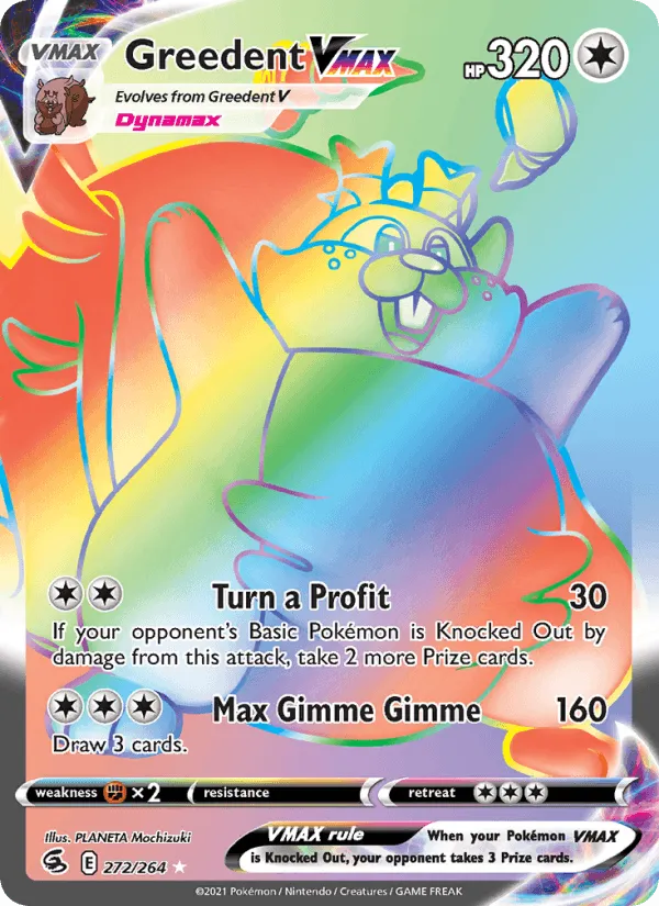 Carte Rongrigou VMAX — Fusion Strike