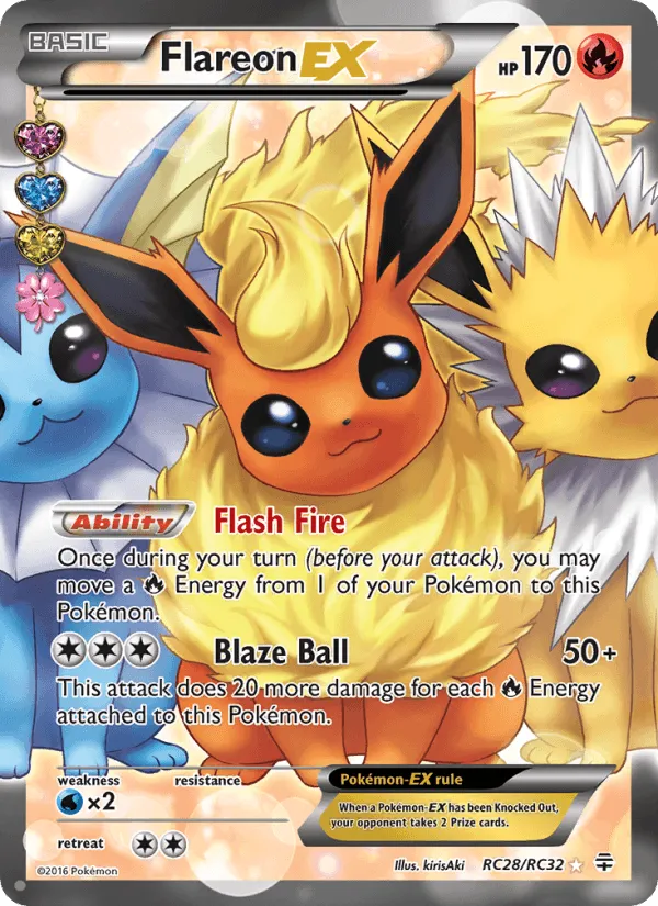 Carte Flareon EX — Generations
