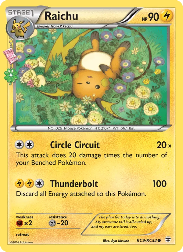Carte Raichu — Generations