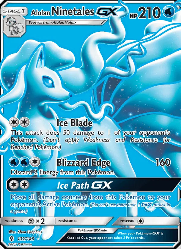 Carte Feunard d'Alola GX — Guardians Rising
