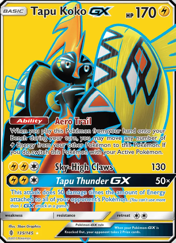 Carte Tokorico GX — Guardians Rising