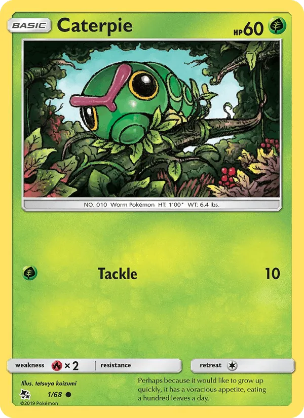 Carte Caterpie — Hidden Fates
