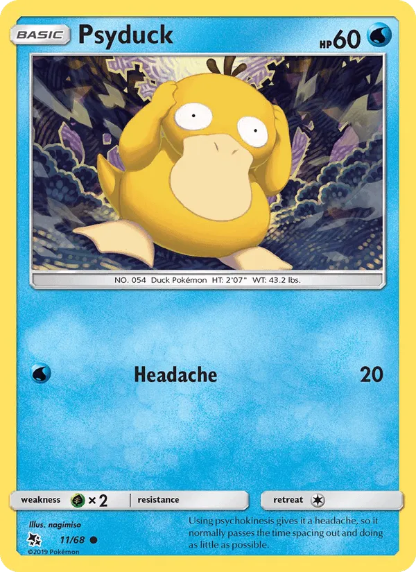 Carte Psyduck — Hidden Fates