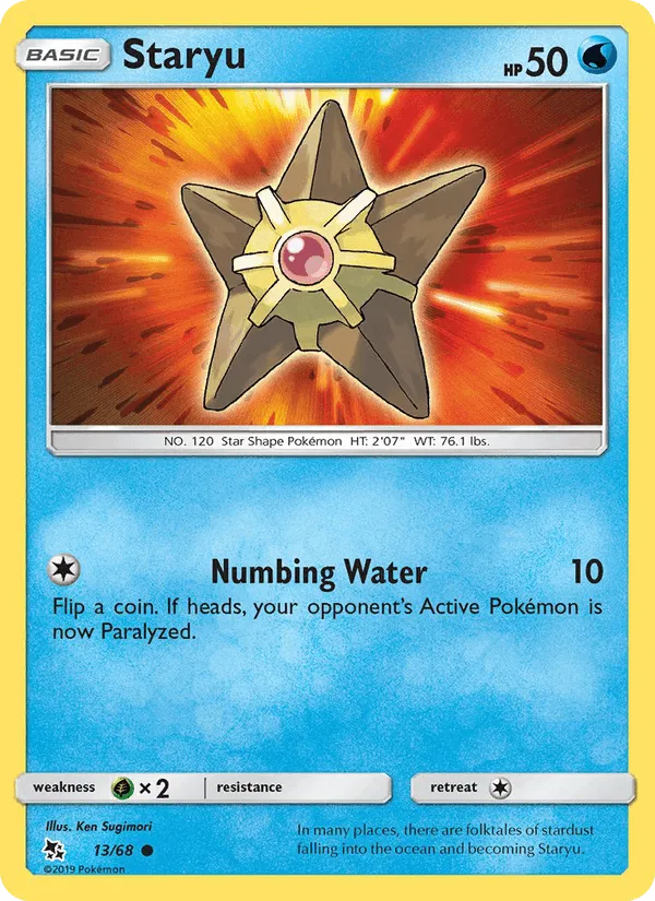 Carte Staryu — Hidden Fates
