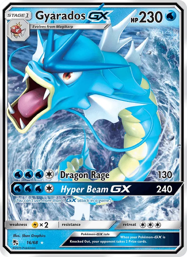Carte Gyarados GX — Hidden Fates