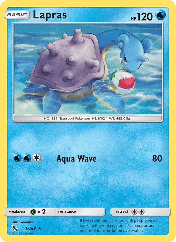 Carte Lapras — Hidden Fates