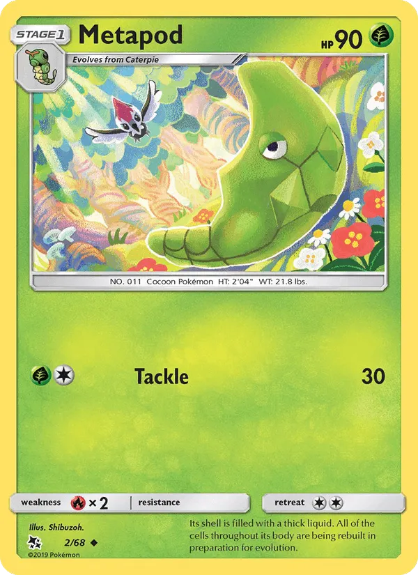 Carte Metapod — Hidden Fates